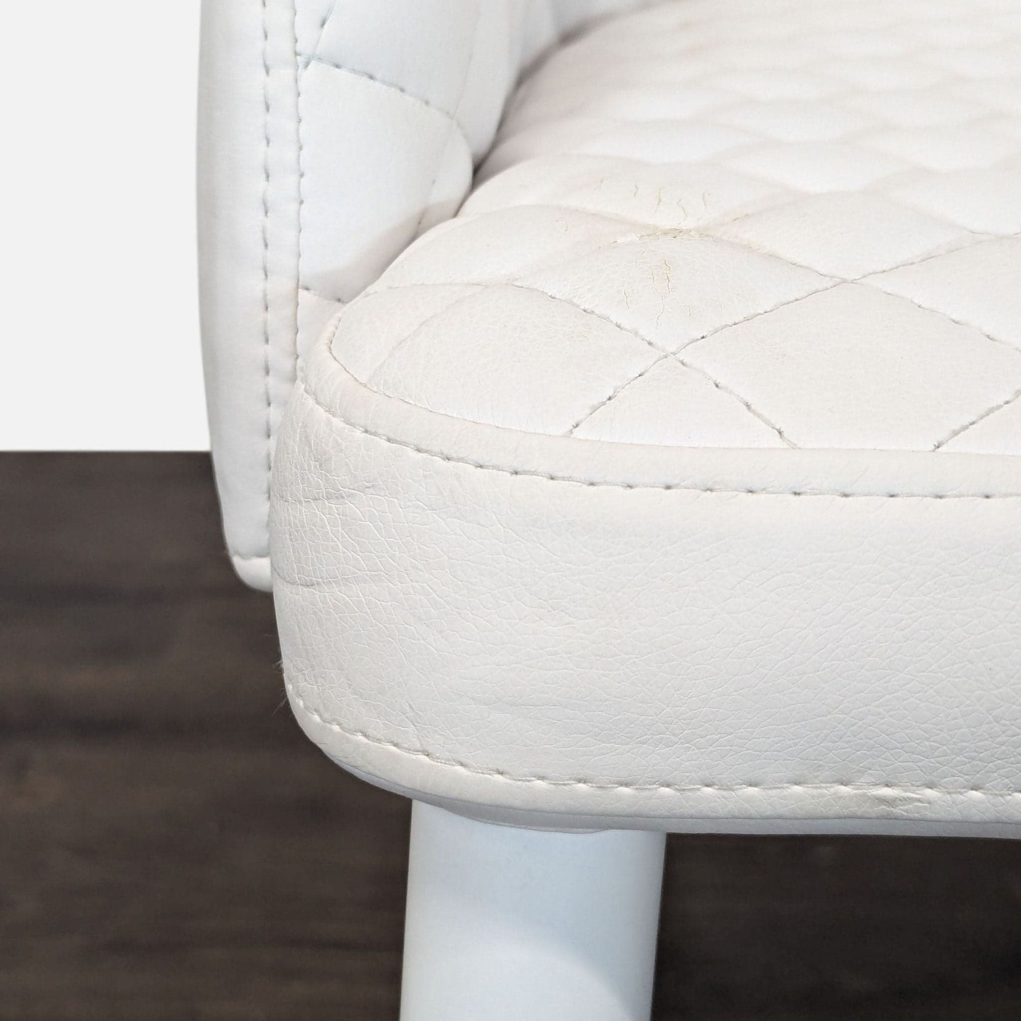 Set of Six Moe's Home Collection Quilted Dining Armchairs - Thumbnail 7