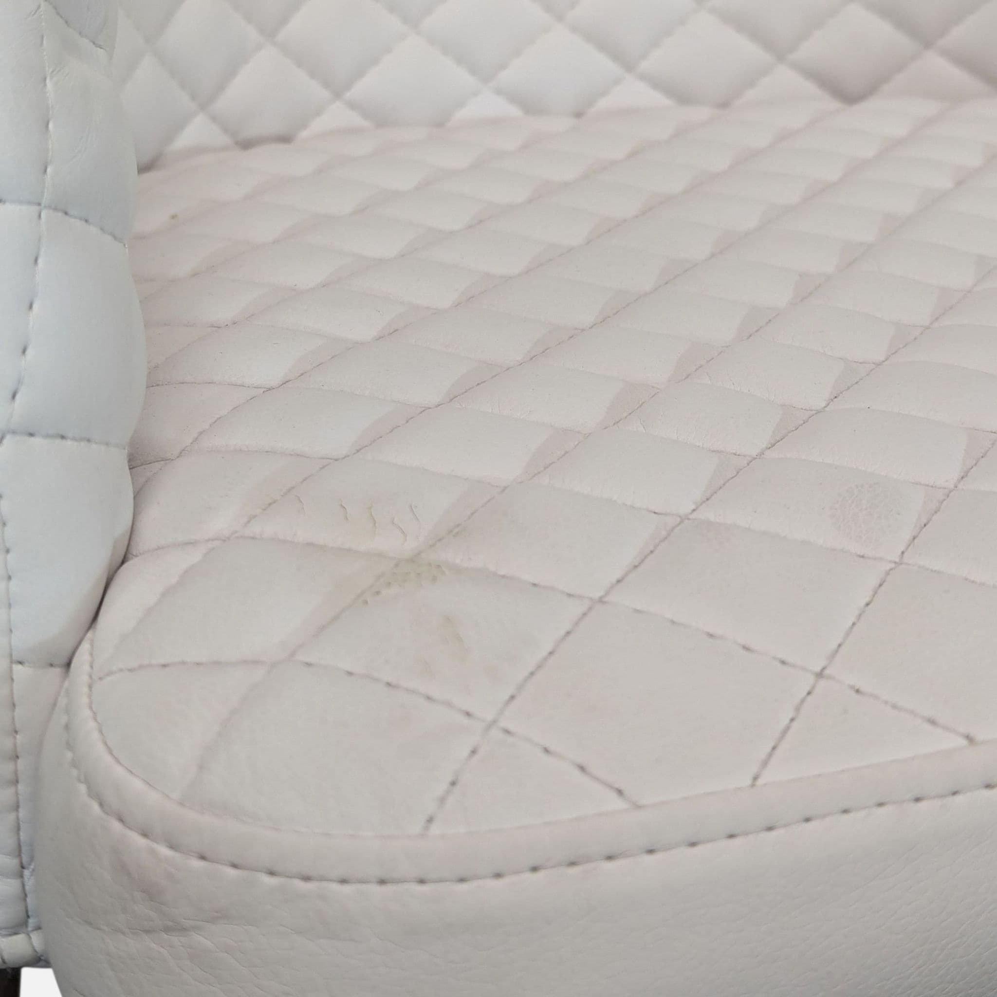 Set of Six Moe's Home Collection Quilted Dining Armchairs - Thumbnail 5