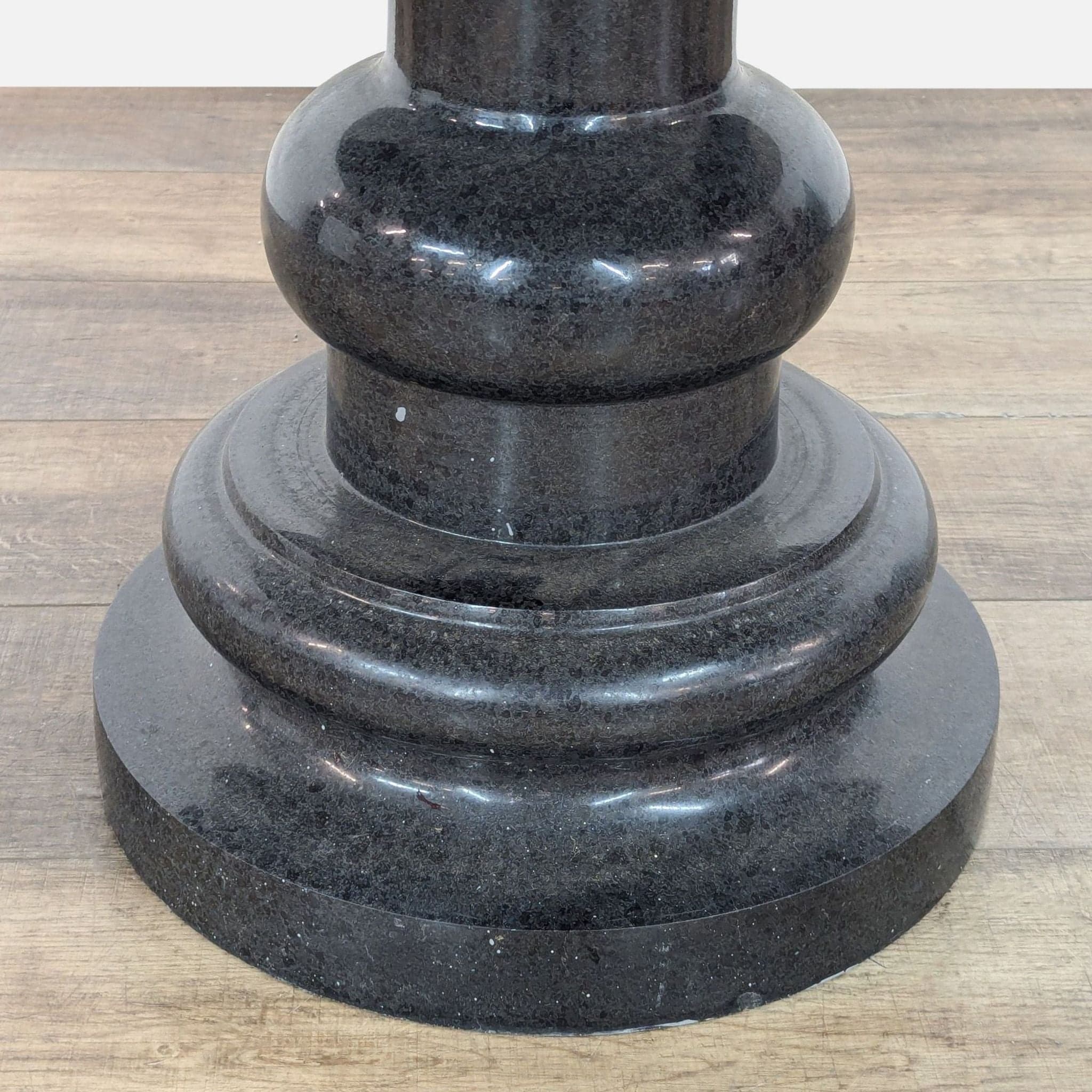 Outdoor Black Granite Table - Thumbnail 2
