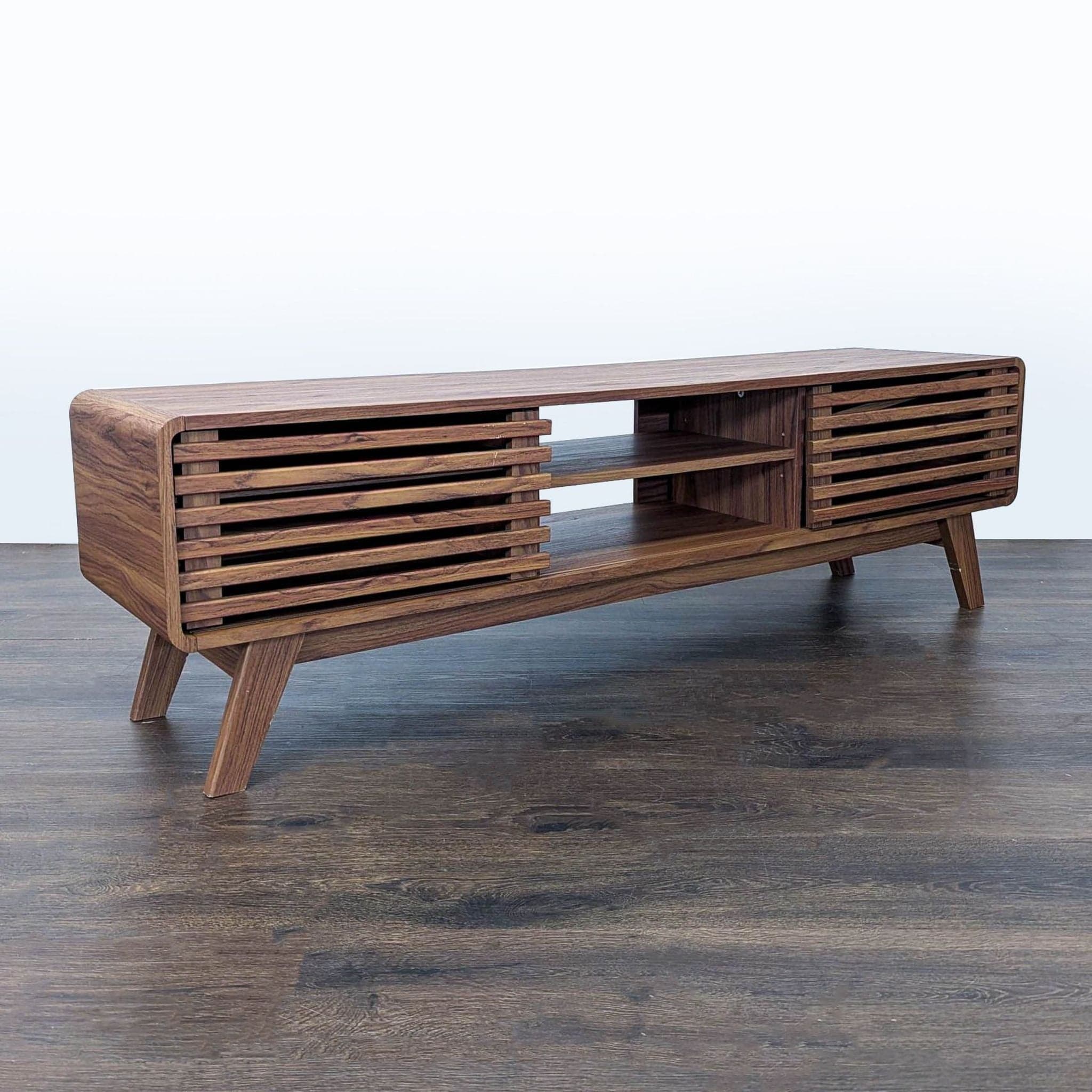 Mopio Ensley Mid-Century Modern TV Stand - Thumbnail 2