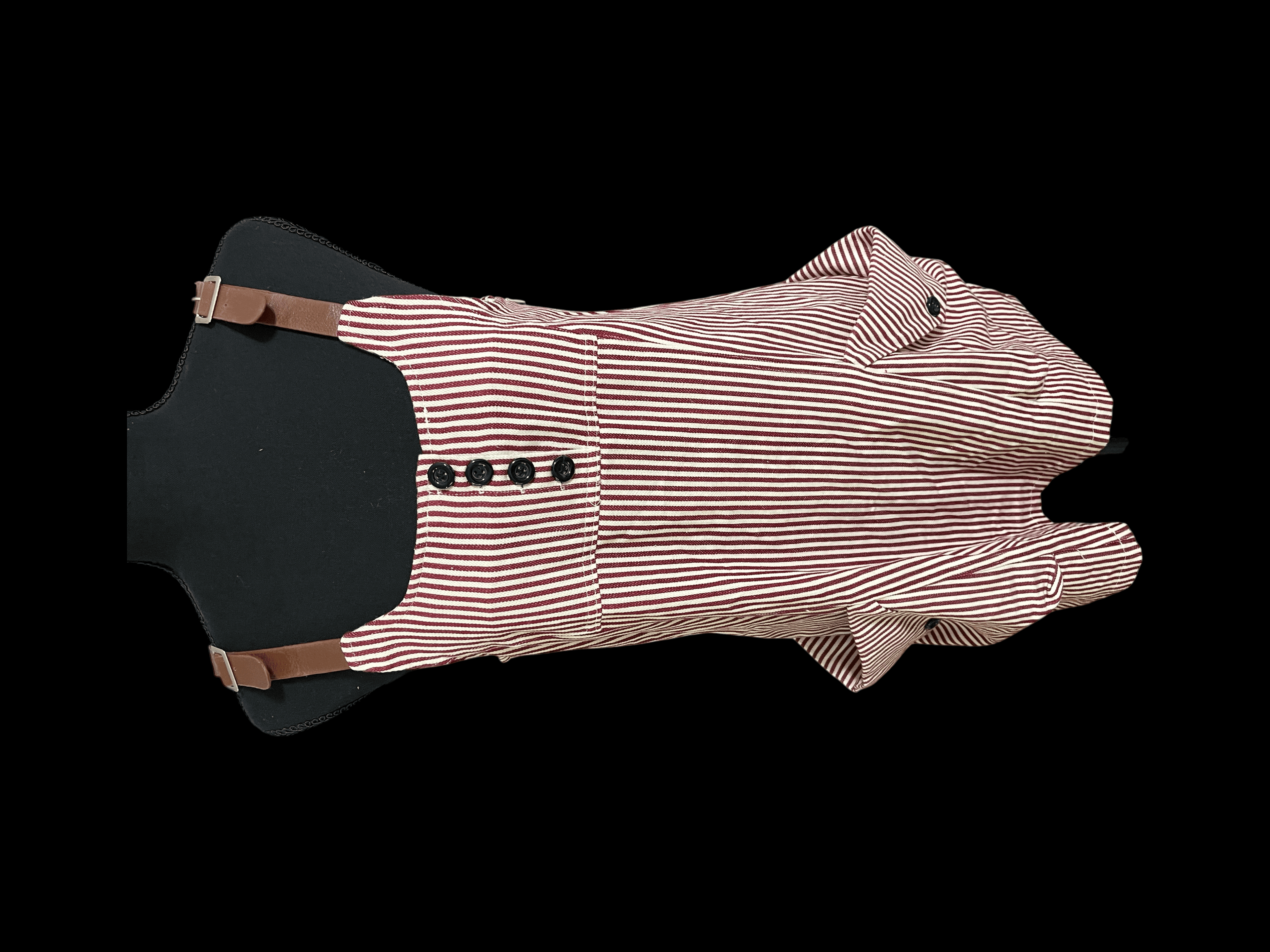 G. Lungta London Women’s Striped Pinafore Dress size M/L - Thumbnail 4