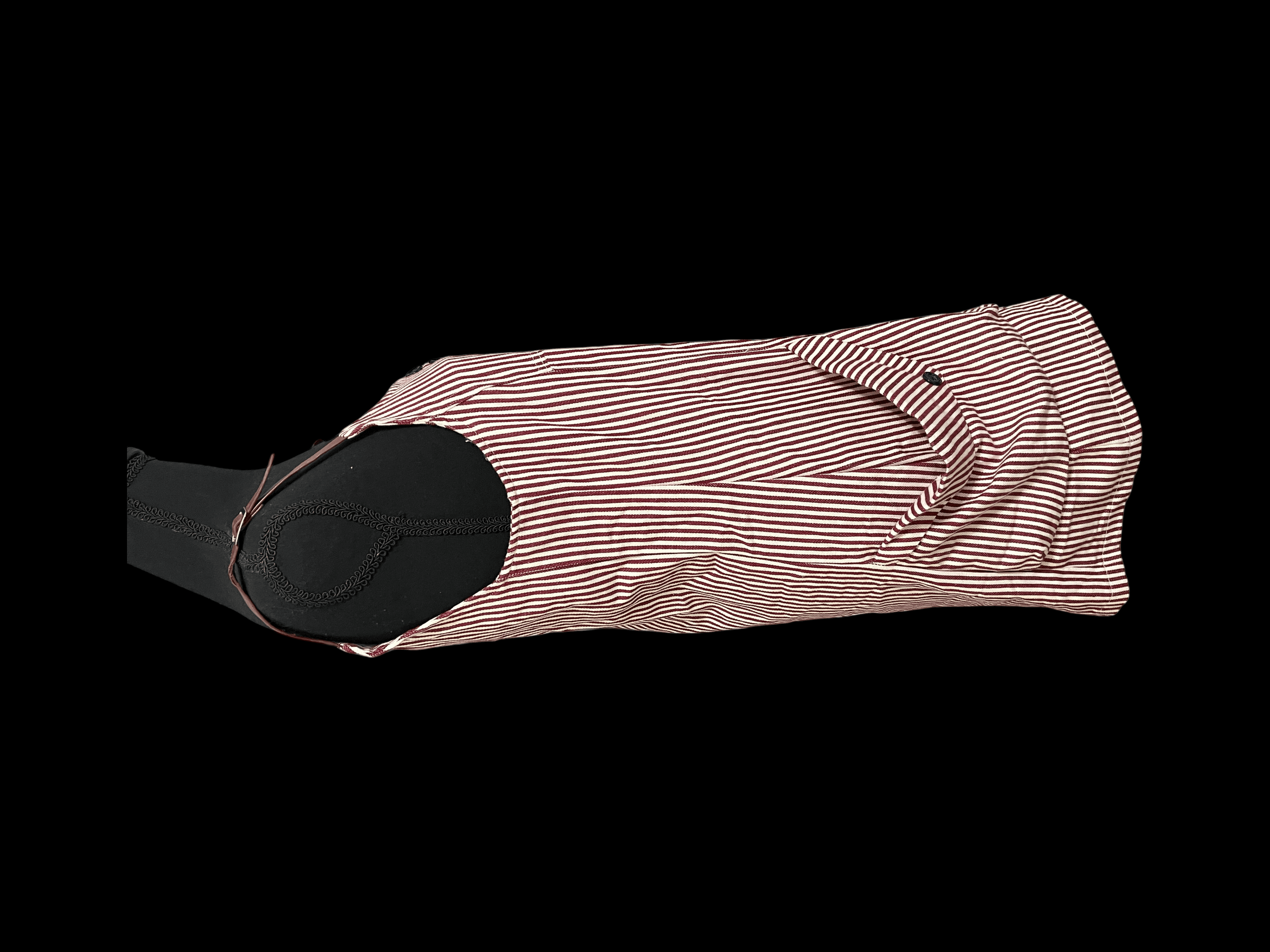 G. Lungta London Women’s Striped Pinafore Dress size M/L - Thumbnail 7