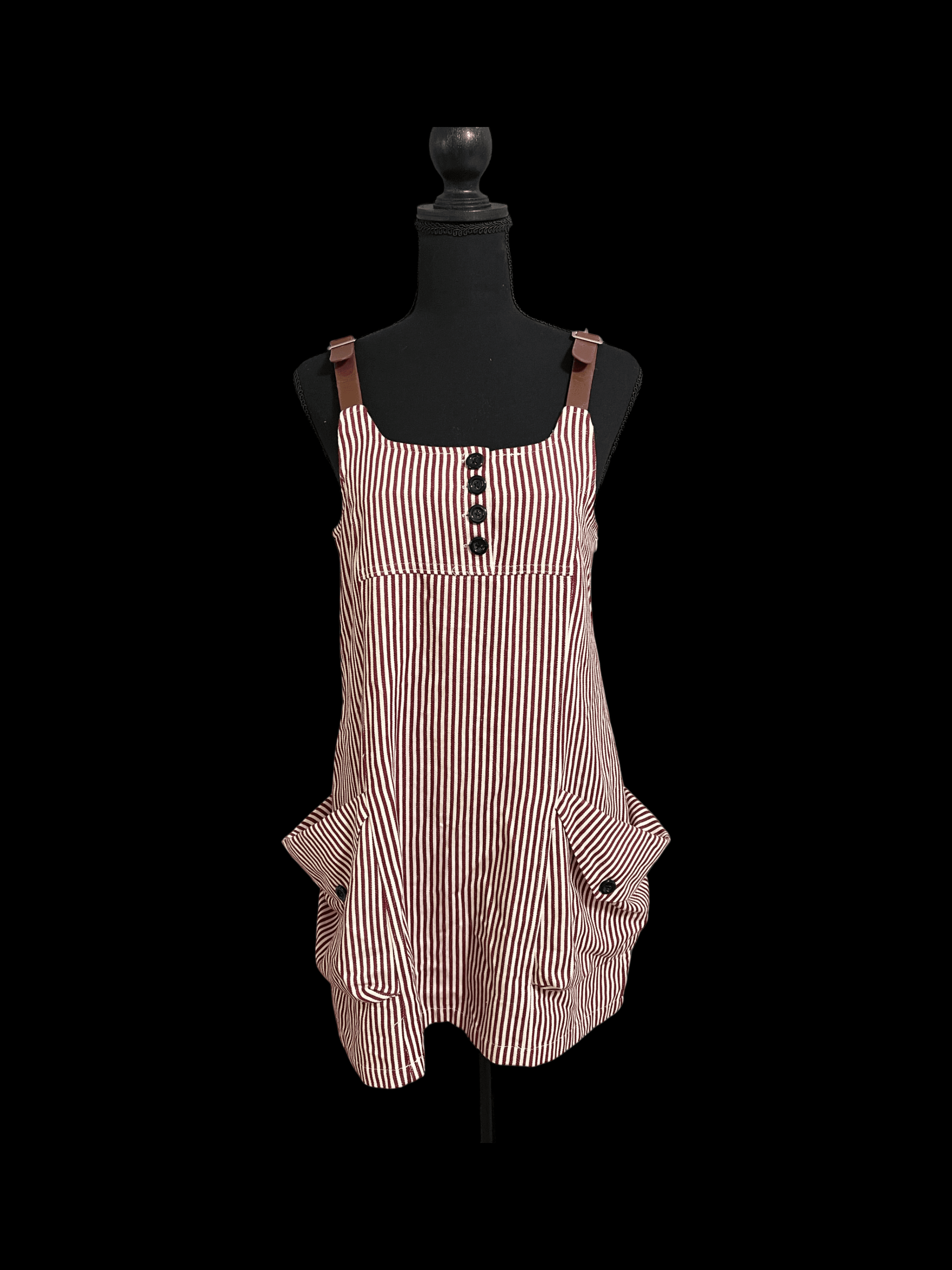 G. Lungta London Women’s Striped Pinafore Dress size M/L - Image 1