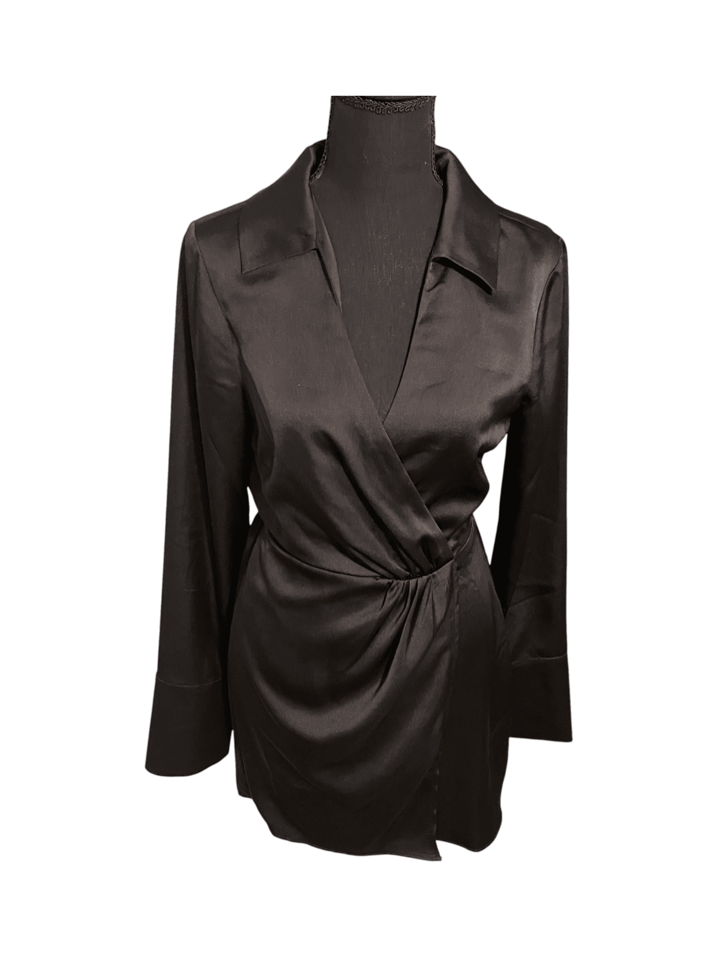 Sanctuary Little Black Sexy  Wrap Dress size 4 - Image 1