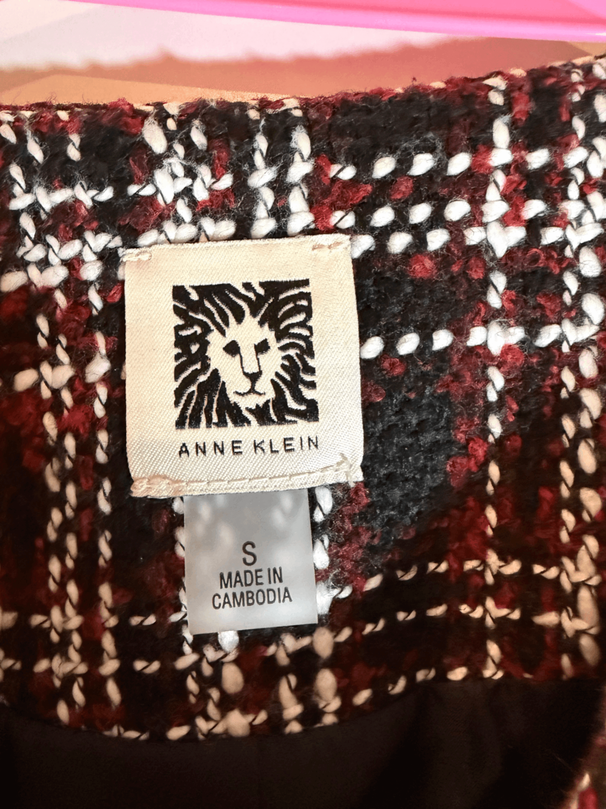 Anne Klein Plaid Jacket Size S - Thumbnail 4