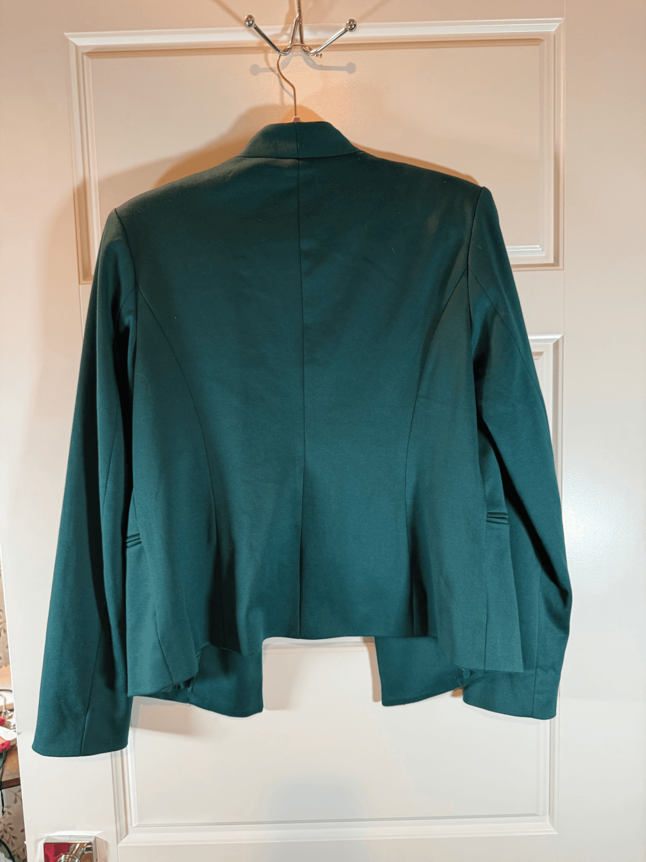 Forever 21 Women's Open Front Blazer Teal Size M - Thumbnail 2
