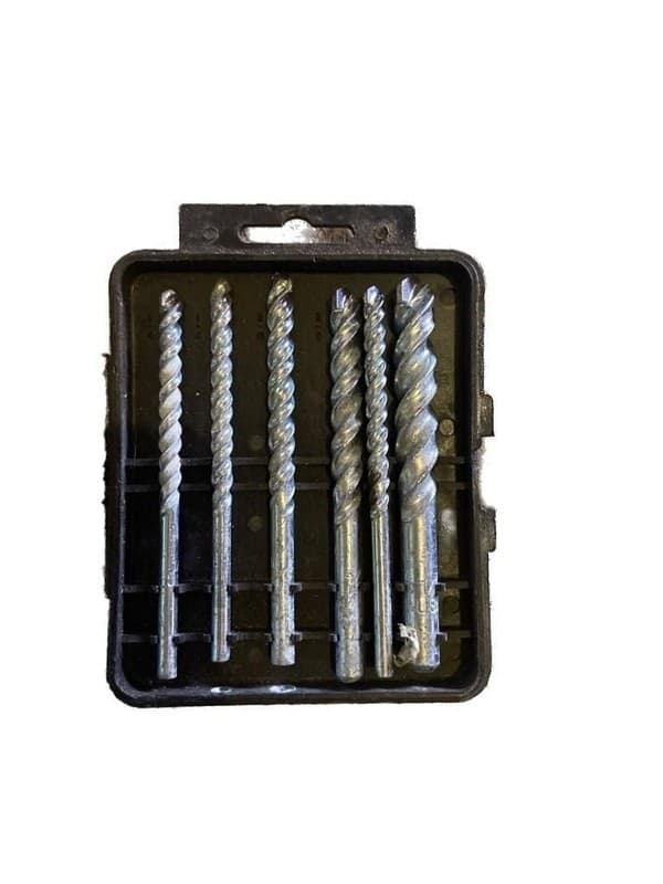 Craftsman 6-Piece Carbide Tipped Masonry Drill Bit Set, Made in USA - Image 1