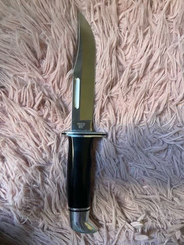 Buck 119 Special Fixed Blade Knife with Black Leather Sheath - Thumbnail 3