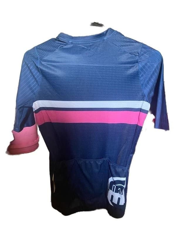 Mumu Apparel Elite Classic Cycling Jersey Navy/Pink Women's Size M - Thumbnail 4