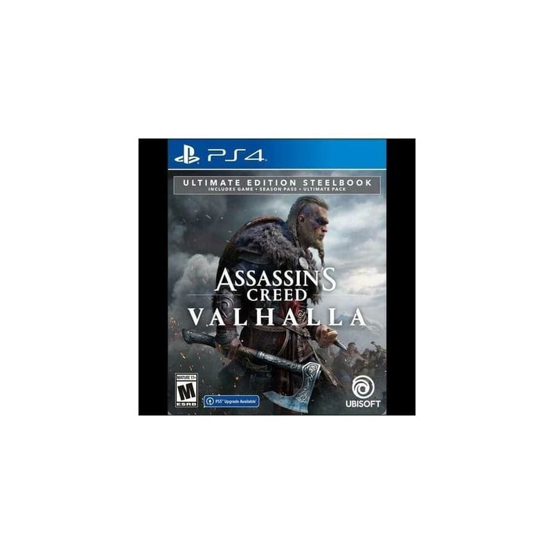 Assassin's Creed Valhalla Ultimate Edition Steelbook PS4 - Image 1