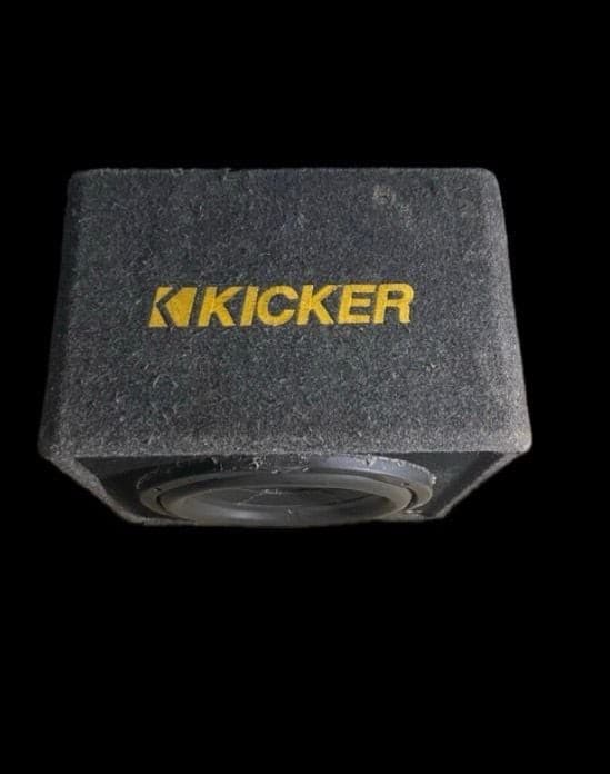 JL Audio 10-Inch Subwoofer in Kicker Comp Enclosure (Damaged Dust Cap) - Image 1