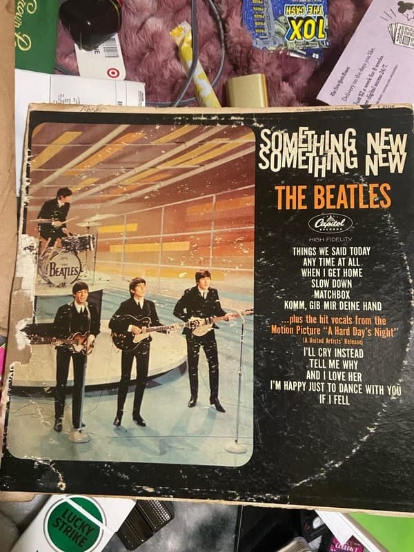 The Beatles - Something New Vinyl LP Record Rainbow Label Mono T-2108 - Image 1