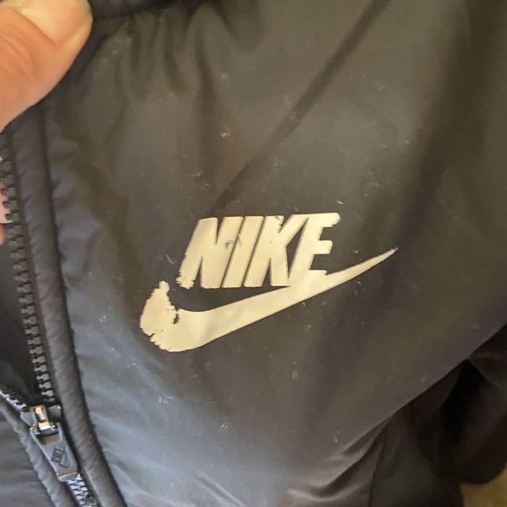 Nike Youth Boys XL Hybrid Full Zip Fleece Hoodie Jacket Black - Thumbnail 3