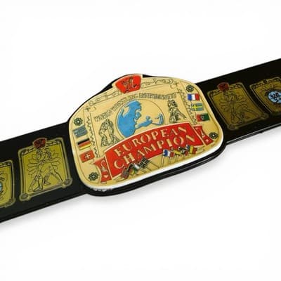 WWE Slap Bands WWE WWF EUROPEAN CHAMPIONSHIP Title Belt Series 3 - Thumbnail 9