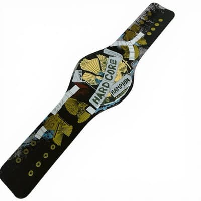 WWE Slap Bands WWF HARDCORE CHAMPIONSHIP Title Belt Series 3 RARE - Thumbnail 3