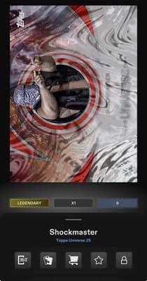 THE SHOCKMASTER WWE Topps Slam Universe 2026 Red Magma Exclusive 10gc Digital - Image 1