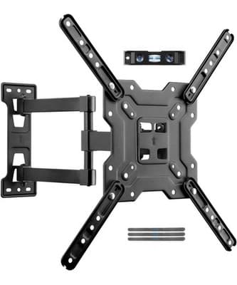 Suptek TV Wall Mount Swivel Tilt Full Motion Most 23-55” TV Mount 55lbs Max VESA - Image 1