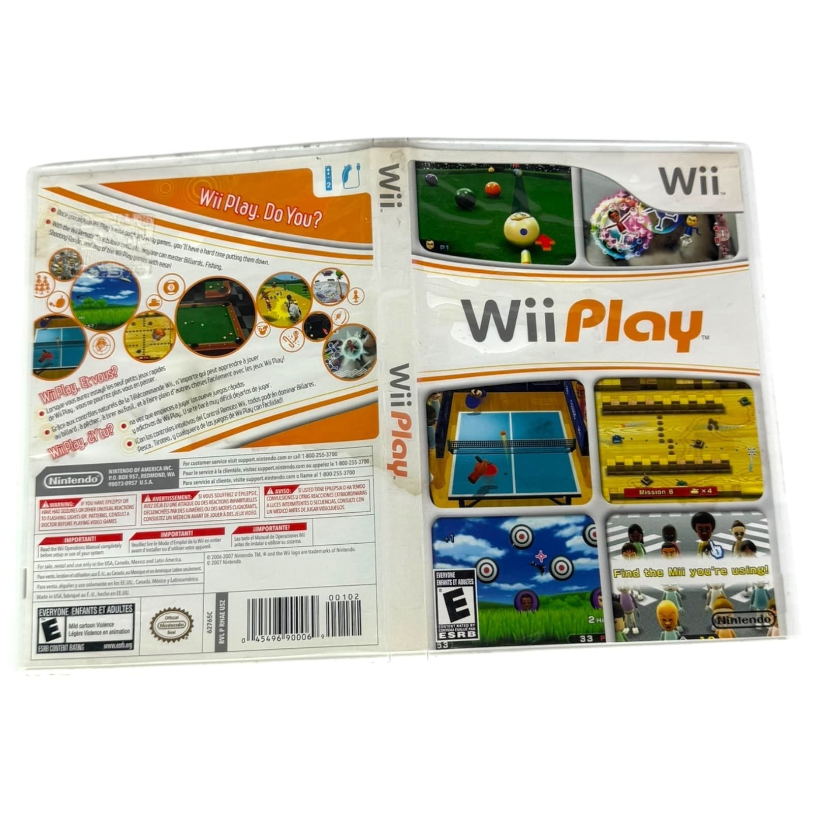 Wii Play Complete CIB Nintendo Wii Manual Insert Tested Working - Thumbnail 3