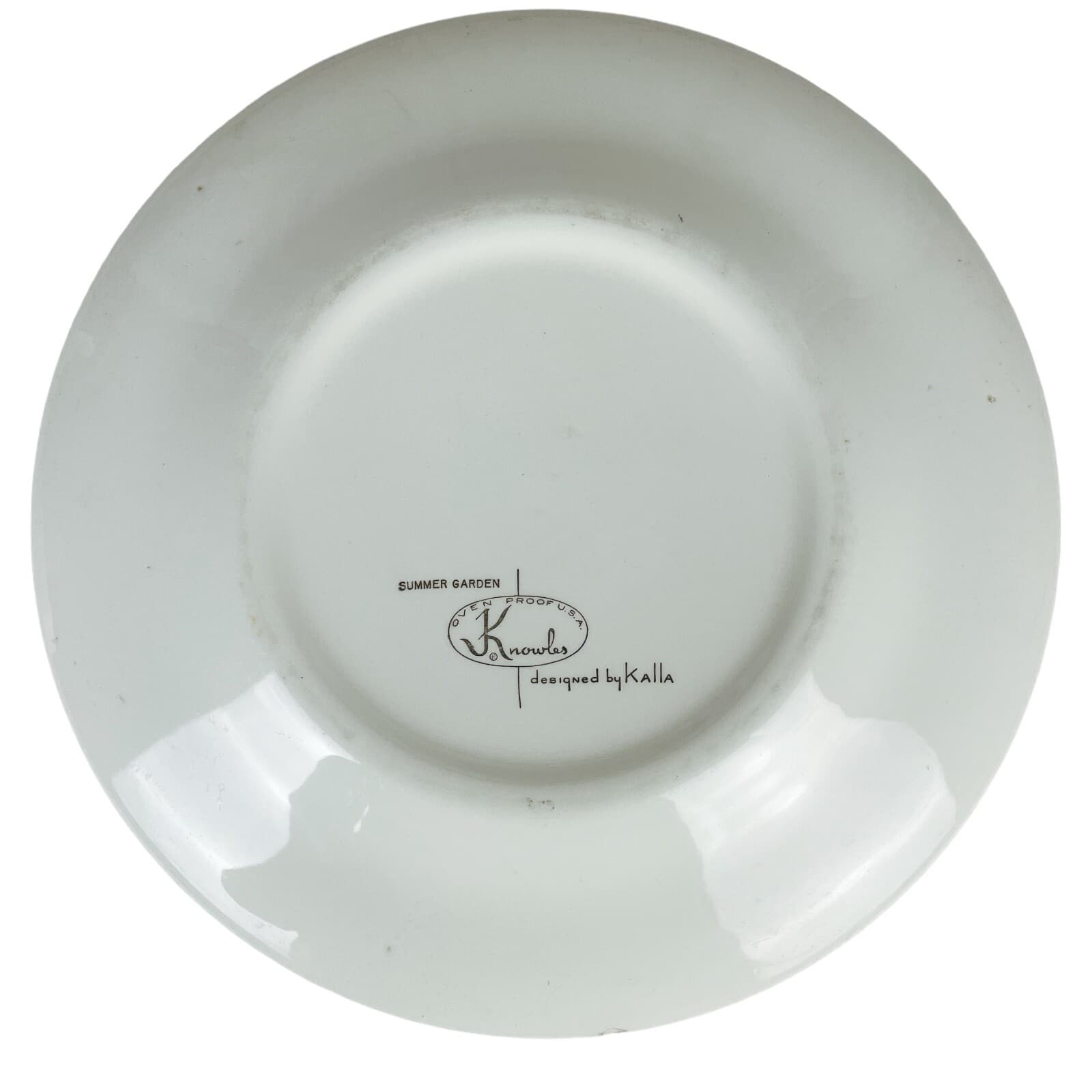 Knowles Collector Plate Summer Garden 1986 Art By A Kissell Painted Scenic Water - Thumbnail 2