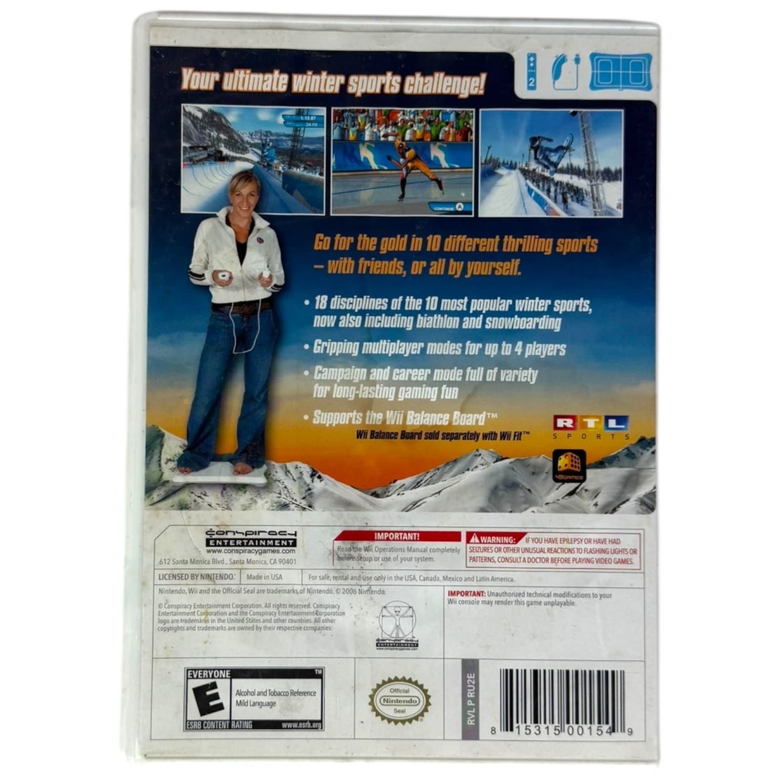 Nintendo Wii Winter Sports 2 Next Challenge Complete CIB Manual Tested Working - Thumbnail 7