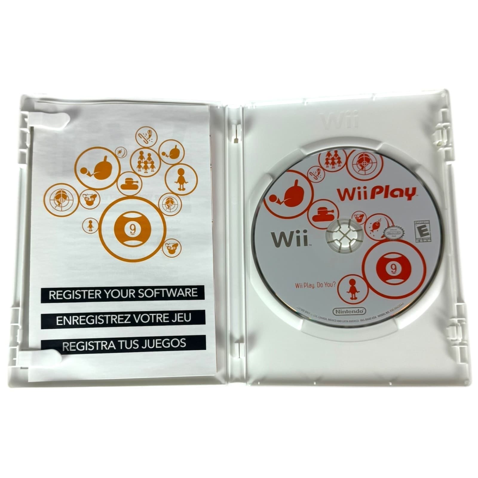 Wii Play Complete CIB Nintendo Wii Manual Insert Tested Working - Thumbnail 4