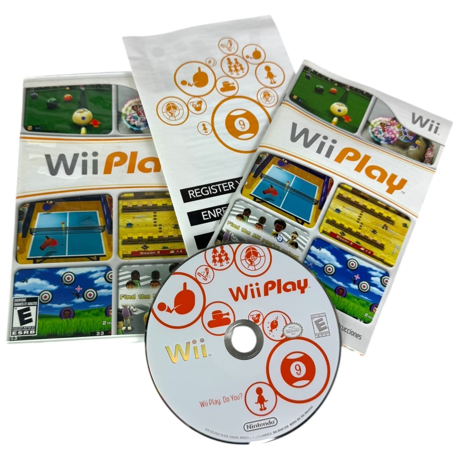Wii Play Complete CIB Nintendo Wii Manual Insert Tested Working - Thumbnail 5