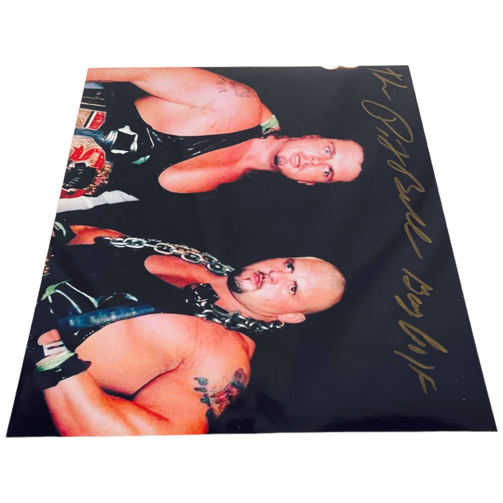 ECW The Pittbulls Gary Wolfe Autographed Signed 8x10 Wrestling Promotional Pic - Thumbnail 4