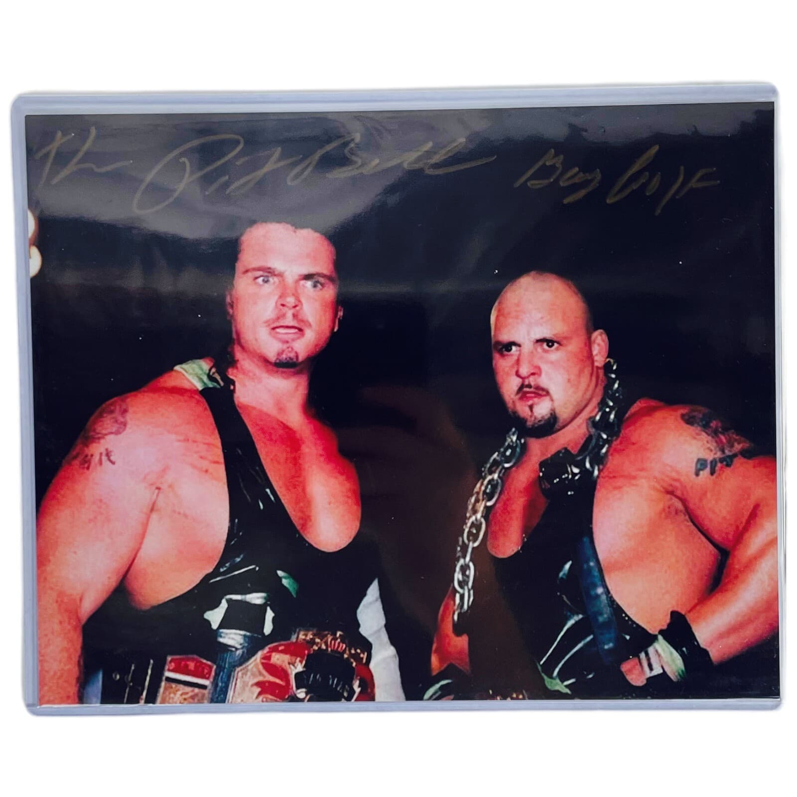 ECW The Pittbulls Gary Wolfe Autographed Signed 8x10 Wrestling Promotional Pic - Thumbnail 2