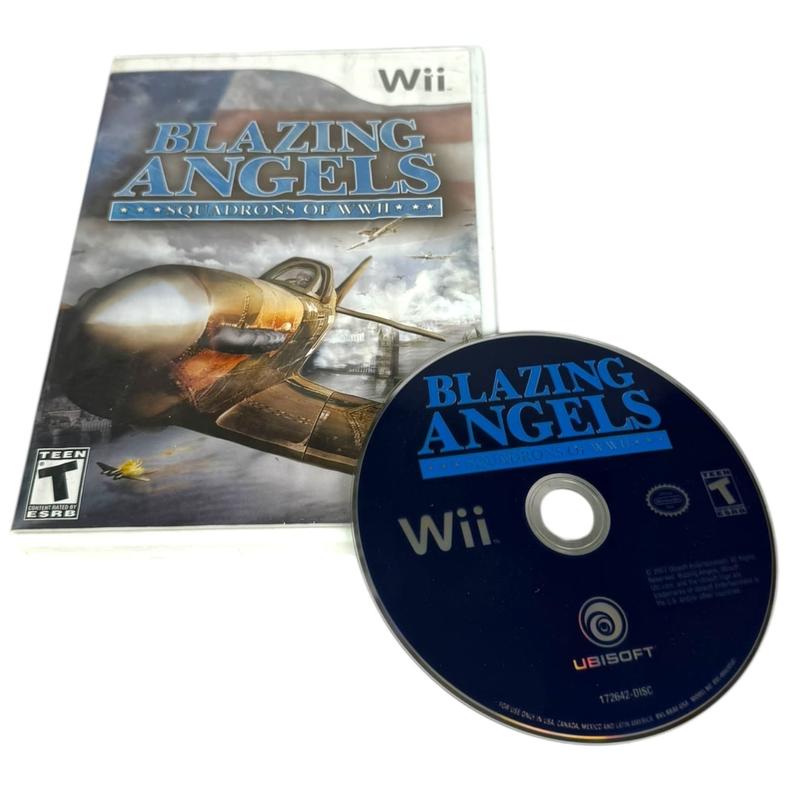 Nintendo Wii Blazing Angels Squadron of WWII Tested Working - Image 1