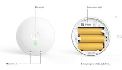Airthings Wave Mini Smart Indoor Quality Monitor Battery Operated Mold Risk - Thumbnail 17