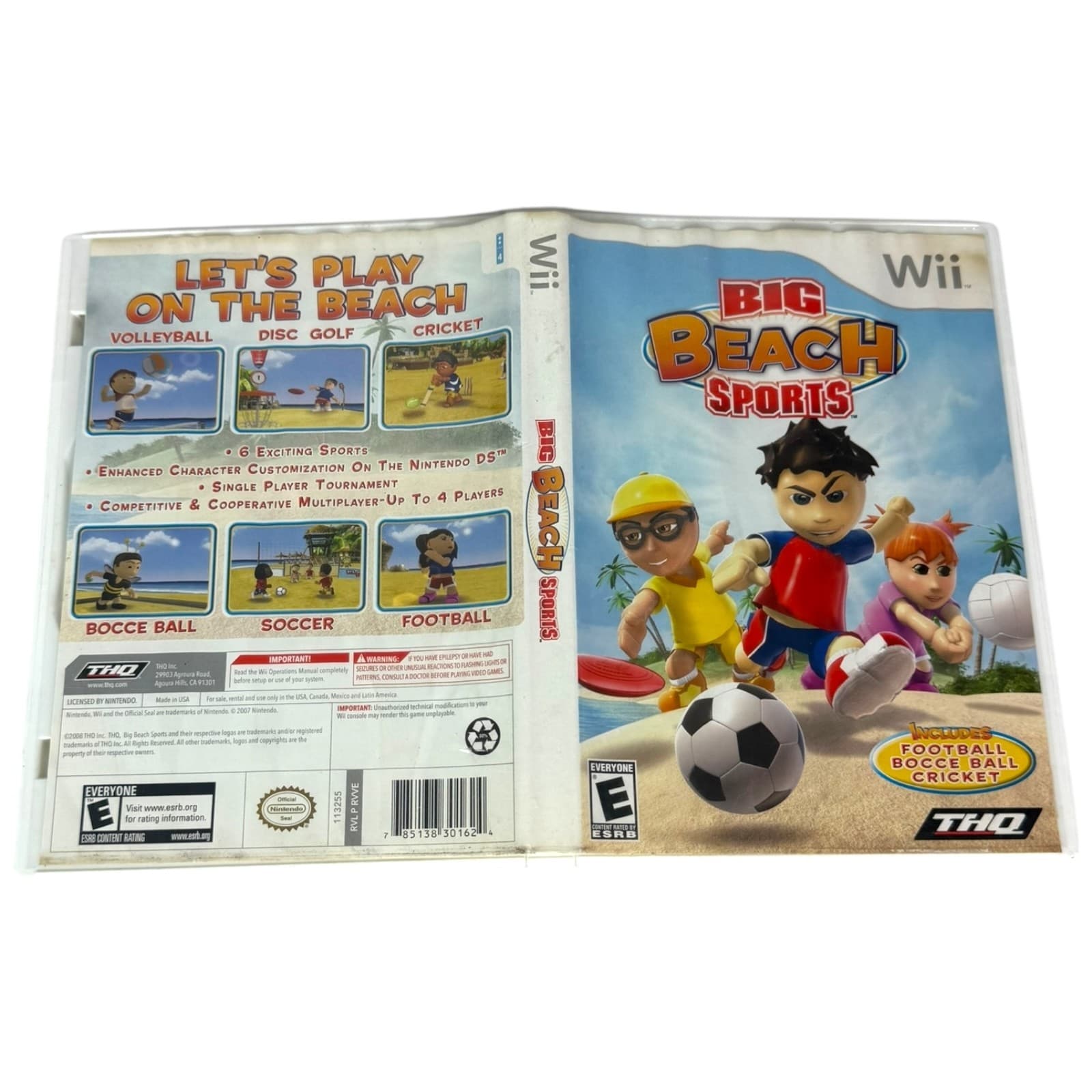 Nintendo Wii Big Beach Sports Multiplayer Tested Working - Thumbnail 5