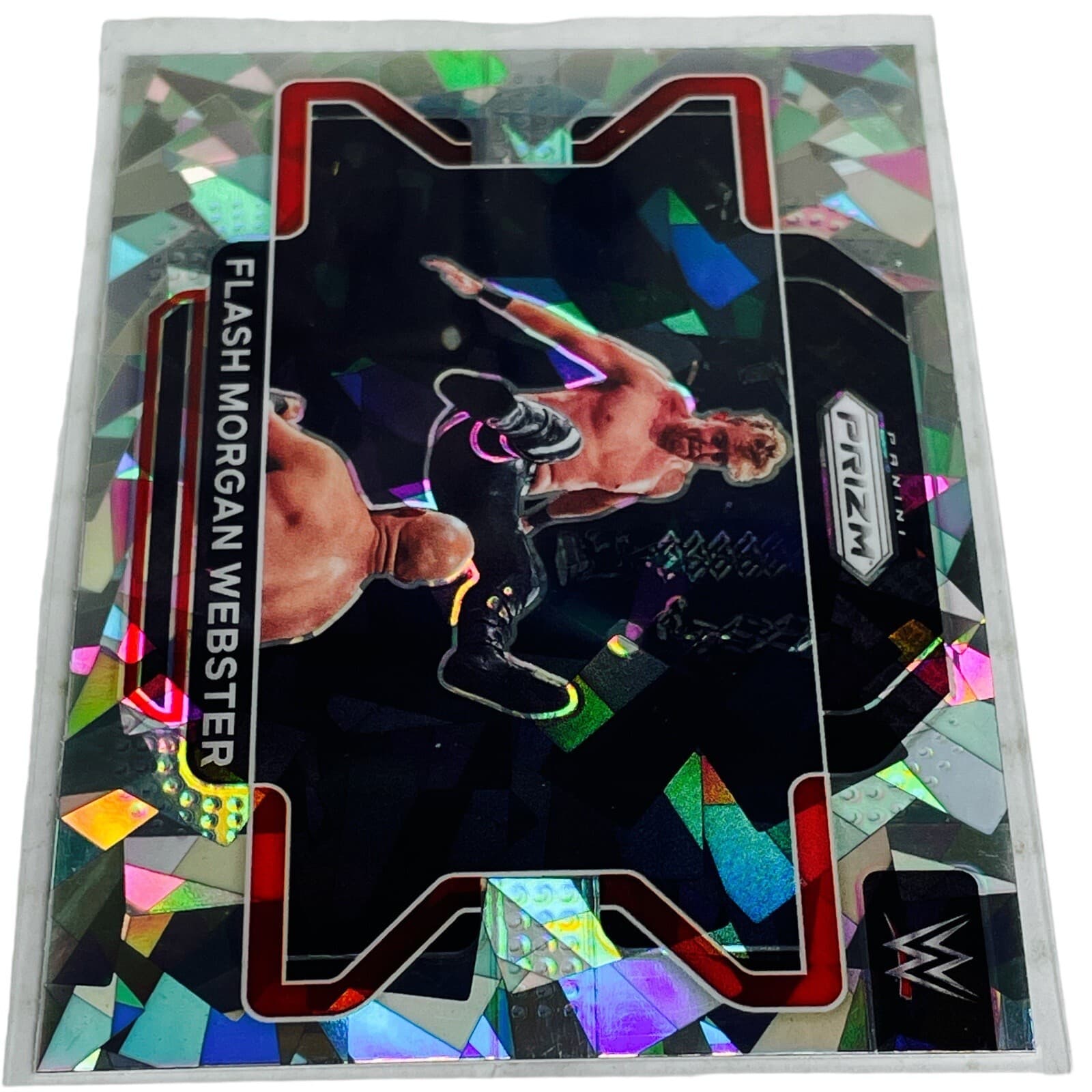 2022 Panini Prizm WWE Flash Morgan Webster Cracked Ice Prizm Parallel NXT UK SP - Thumbnail 7