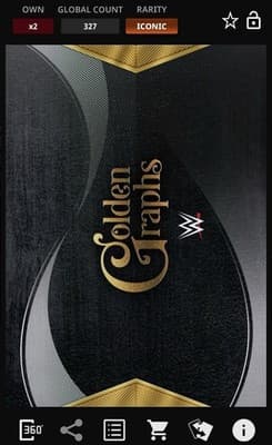 Topps Slam WWE 2025 NATHAN FRAZER ICONIC Golden Graphs Limited Edition - Thumbnail 5