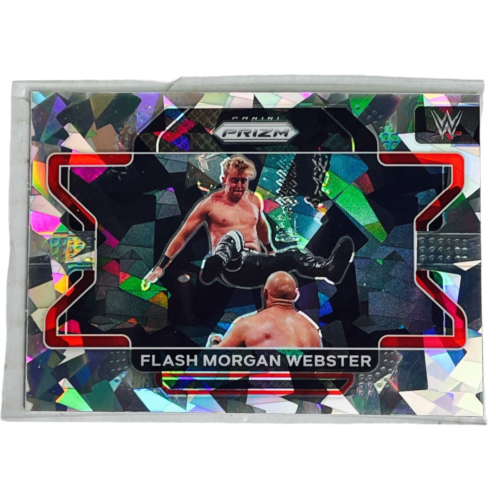 2022 Panini Prizm WWE Flash Morgan Webster Cracked Ice Prizm Parallel NXT UK SP - Thumbnail 5