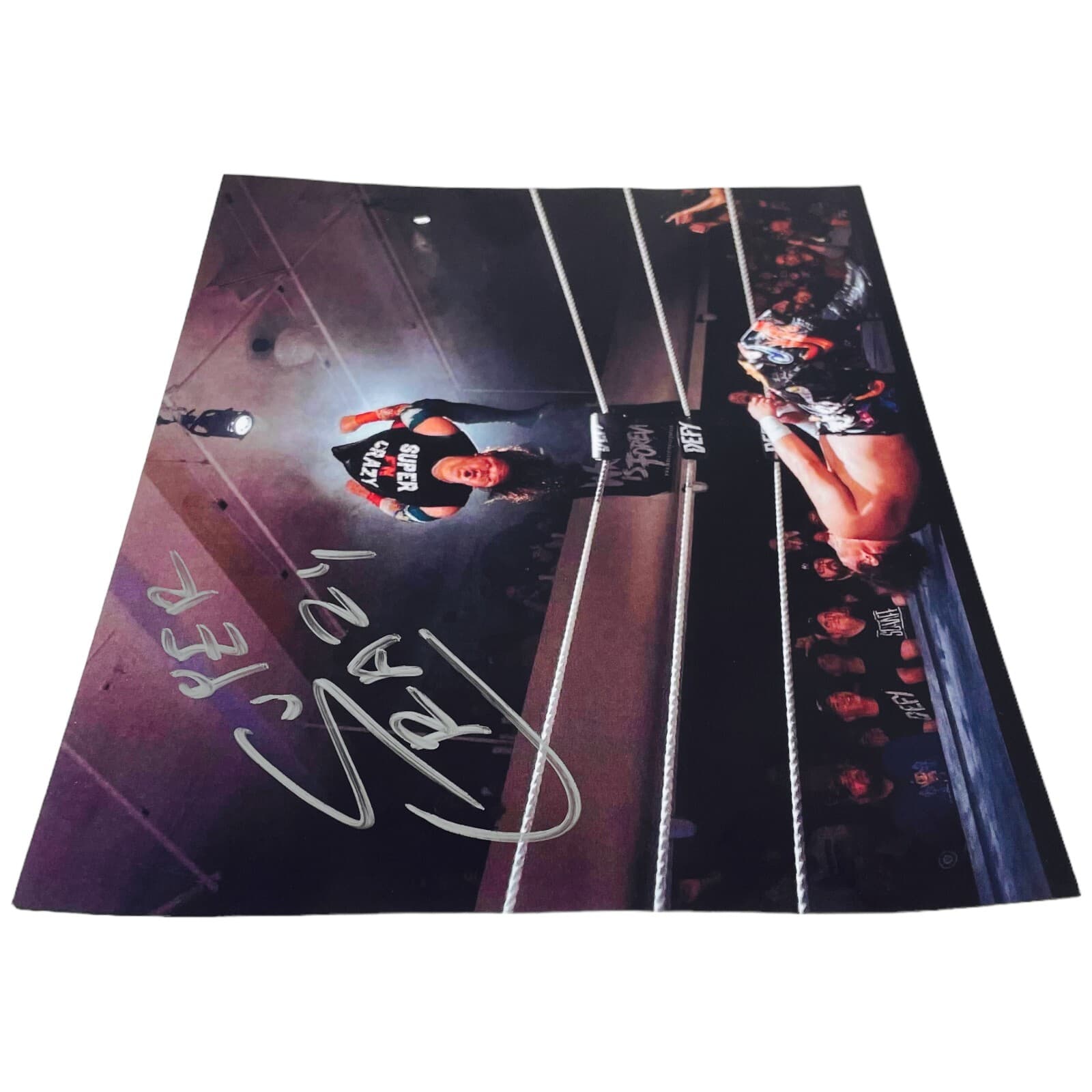 ECW Luchadore Super Crazy Signed Autographed 8x10 Promo Photo Rare Glossy WWE - Thumbnail 8