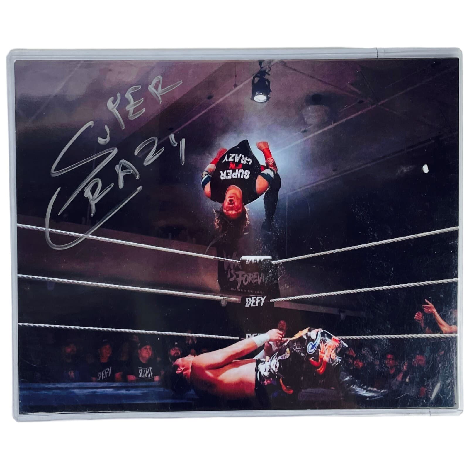 ECW Luchadore Super Crazy Signed Autographed 8x10 Promo Photo Rare Glossy WWE - Thumbnail 6