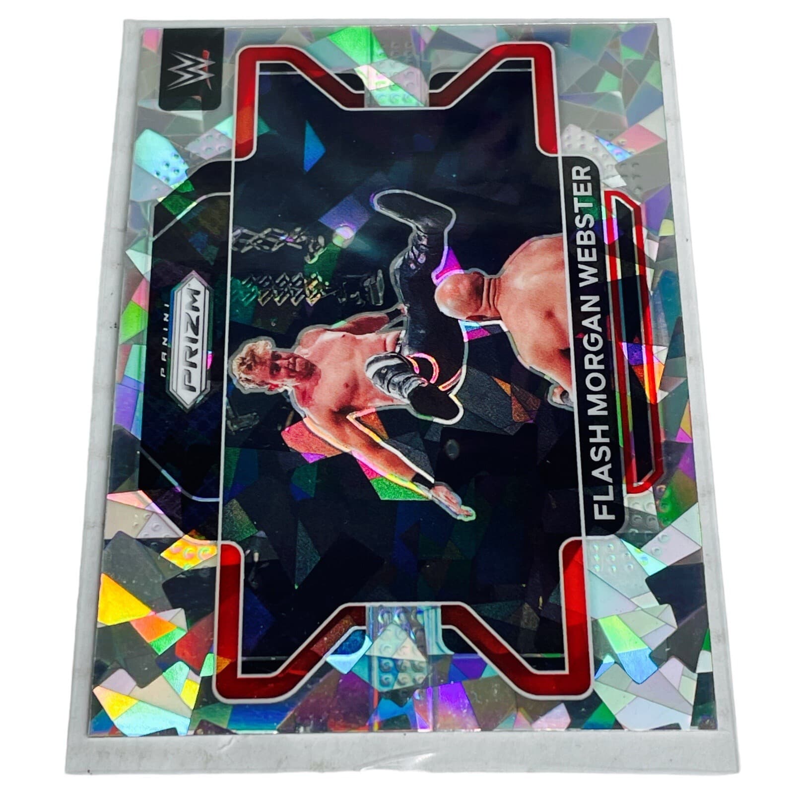 2022 Panini Prizm WWE Flash Morgan Webster Cracked Ice Prizm Parallel NXT UK SP - Thumbnail 4