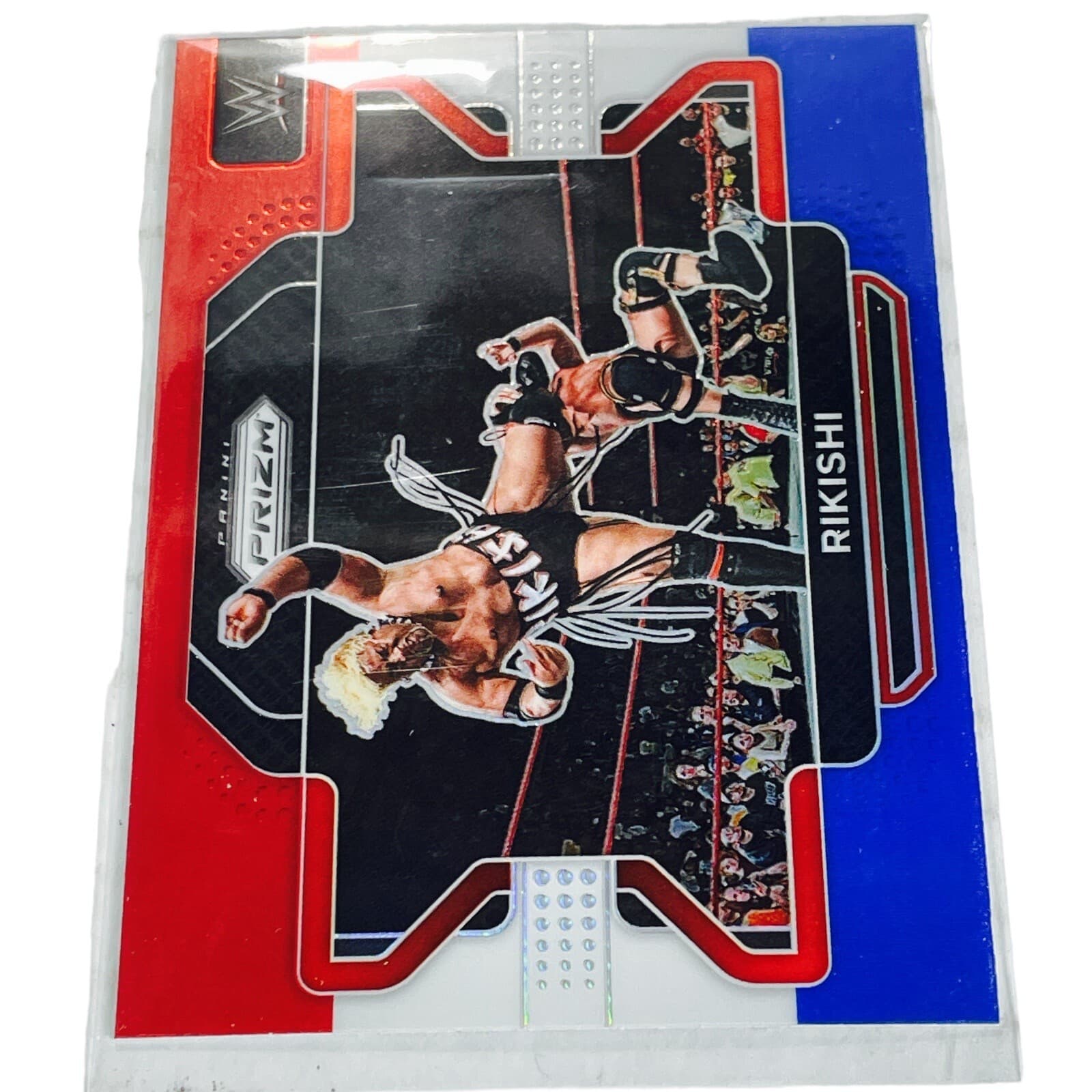 Rikishi 2022 Panini Prizm WWE Red White Blue Retail Exclusive Parallel Card #5 - Thumbnail 8