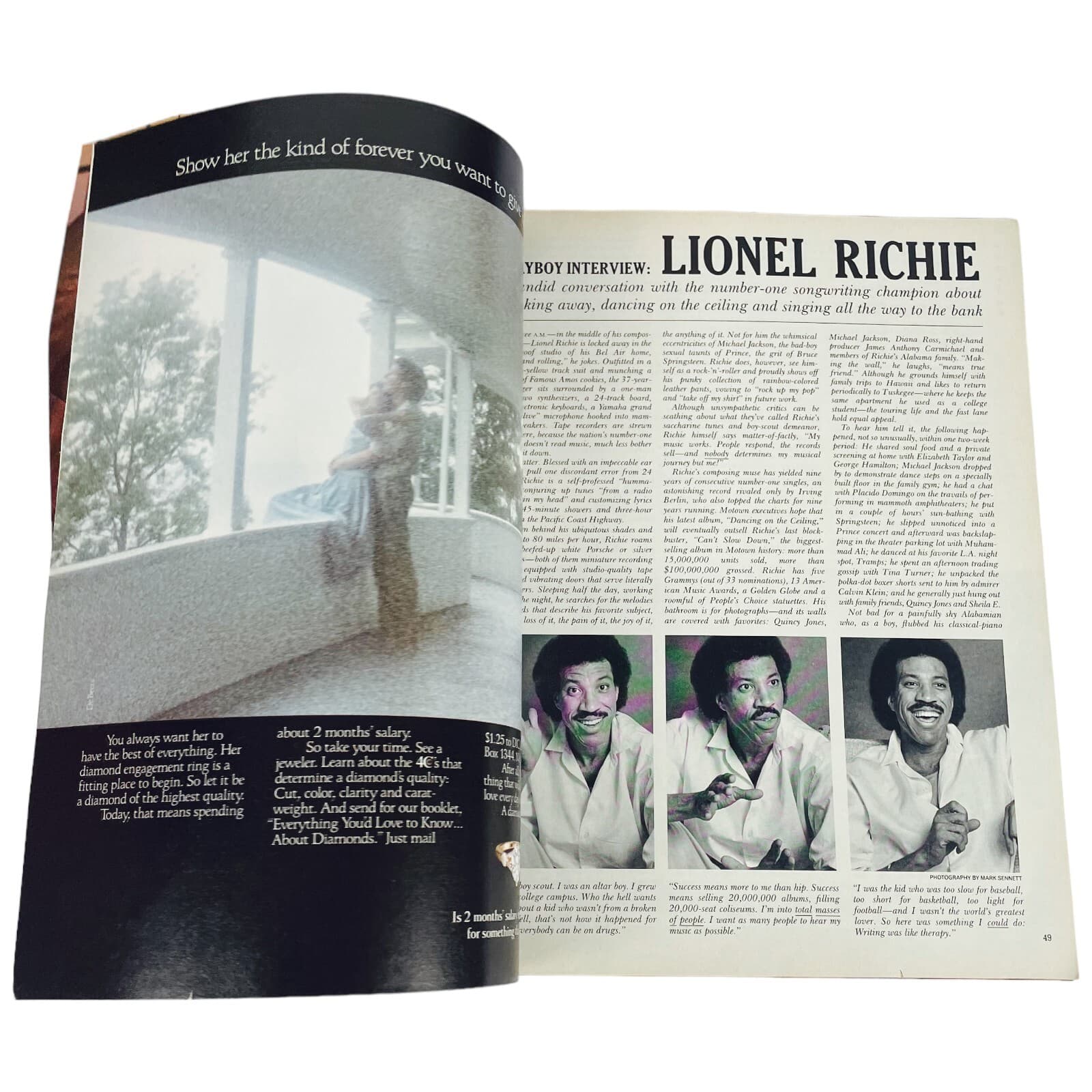 Playboy Magazine March 1987 Janet Jones Lionel Richie Marina Baker Bob Vila - Thumbnail 9