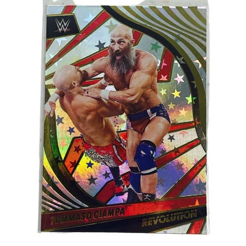 2022 Panini Revolution WWE Tomasso Ciampa #99 Astro Parallel Wrestling Card - Thumbnail 4