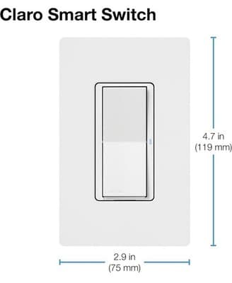 Lutron Caseta Smart Switch DVRF-5NS-LA Light Almond Diva Smart Switch 5A - Thumbnail 13