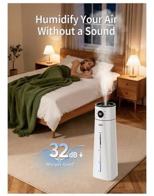 JRD 8L Large Room Humidifier 2.1Gal Ultrasonic Cool Mist AI Mode Remote Control - Thumbnail 5