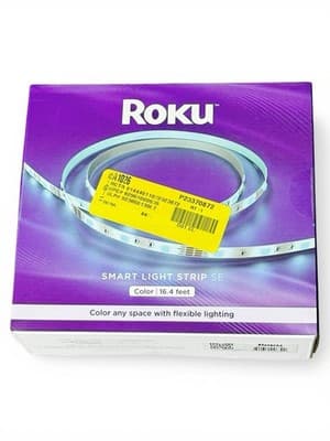 Roku Smart LED Light Strip 16.4 ft Multicolor App Control Wi-Fi Music Sync - Thumbnail 14