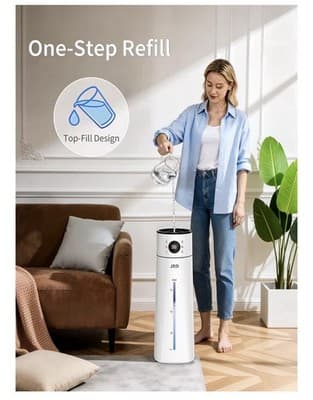 JRD 8L Large Room Humidifier 2.1Gal Ultrasonic Cool Mist AI Mode Remote Control - Thumbnail 6