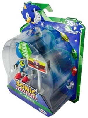 Sonic The Hedgehog 35th Anniversary Metal Sonic Goal Post 4” JAKKs Pacific SEGA - Thumbnail 10