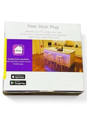 Roku Smart LED Light Strip 16.4 ft Multicolor App Control Wi-Fi Music Sync - Thumbnail 15