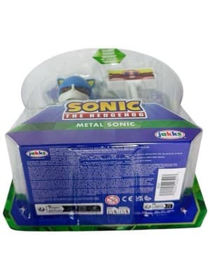 Sonic The Hedgehog 35th Anniversary Metal Sonic Goal Post 4” JAKKs Pacific SEGA - Thumbnail 11