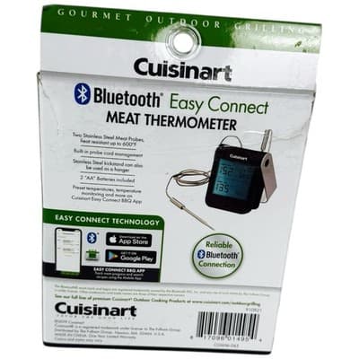 Cuisinart Bluetooth Easy Connect Dual Probe Meat Thermometer Preset Temperature - Thumbnail 3