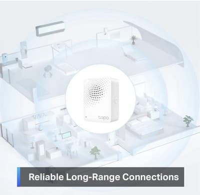 TP-Link Tapo H100 Smart Hub Built In Chime Connects 64 Devices Sub-1G 2.4GHz - Thumbnail 5