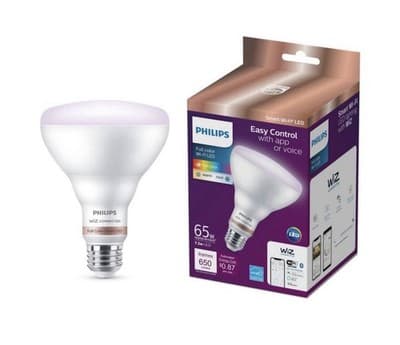 Philips Smart LED 65W Dimmable Wi-Fi Wiz Wireless Soft White Voice Control 2 Pk - Thumbnail 2